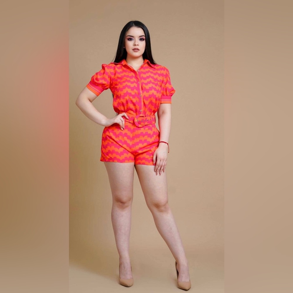 Zig Zag 2piece short set